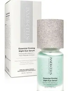 Inner Cells Essential Firming Night Eye Serum -30ml Infused with Vitamin C + Multi-Peptide Complex -lightweight cream offers a smooth texture