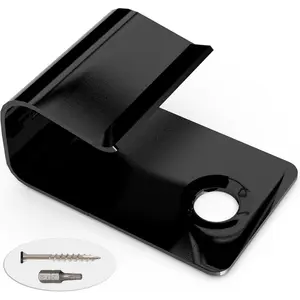 Hidden Deck Fasteners for Composite Boards - Universal Clips (36 Pack, Black) - No Glue Needed, Reusable, Easy Installation, Durable Decking Accessories soft grip japanese  saw tool kit