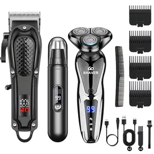 Hair Clippers for Men Professional, Beard Trimmer Kits & Sets, Cordless Mens Hair Trimmer, Electric Shavers, Haircutting Machine