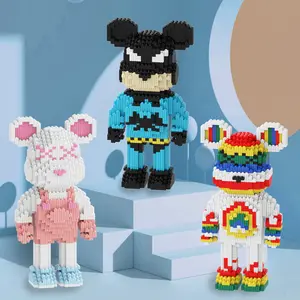 DUZ Violent Bear Series Building Blocks Violent Bear Series Small Particle Blocks Micro Particle Blocks