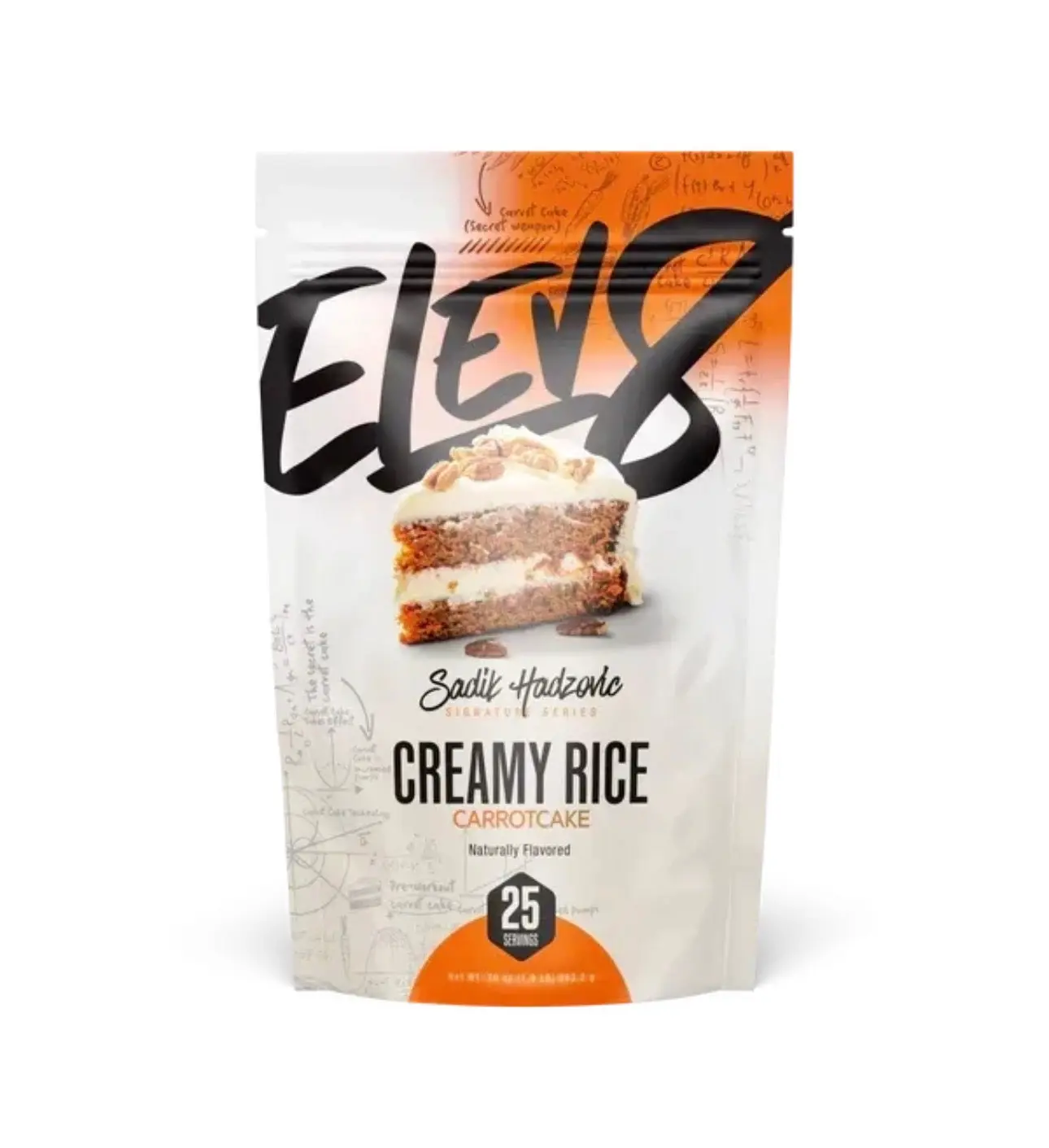 Elev8 Foods Creamy Rice | 26g Fast Digesting Carbohydrates Per Serving | Zero Fat Zero Sugar and Zero Added Sugar | Dairy Free Gluten Free Vegan | Pre and Post Workout Meal | Available at Prime Sports Nutrition