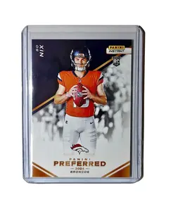Bo Nix 2024 Panini Preferred NFL #27 Rookie Football Card Denver Broncos 1/335