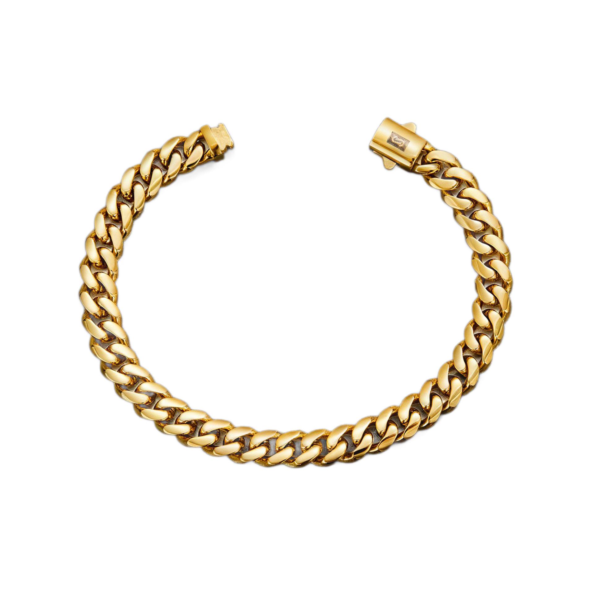 100% Waterproof 14K Gold Plated Miami Cuban Link Chain | Non Tarnish Hypoallergenic | Men's Hip Hop Jewelry Gift y2k accessories whimsical