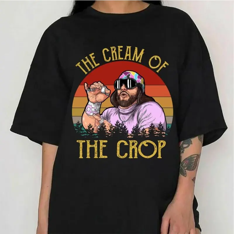Macho The Cream of The Crop Vintage Funny Vintage Retro T-Shirt, Randy Savage Shirt, Macho Man Shirt Graphic Tee sohochic