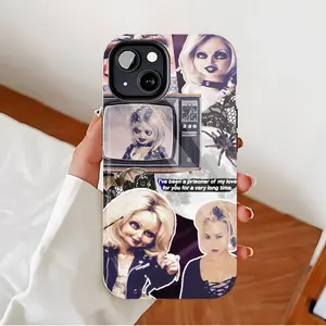 Chucky-Inspired Gothic Phone Case for Horror Fans & Halloween Decor - Tough Stylish Design, Compatible with iPhone 11/12/13/14/15/16 (Pro Max/Plus) Protection Durable Casing Smartphone Screen Protector Cover