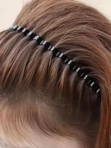 Simple Plain Metal Hair Hoop, Casual Wave Hair Accessories for Women & Men, Fashion Hair Accessories for Party, Daily Clothing Decor Wash Face Skin Care