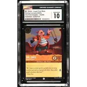 2023 Disney Lorcana The First Chapter Mr. Smee #15/204 CGC 10