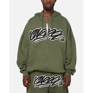 Carre Terrace Zip Hoodie Olive