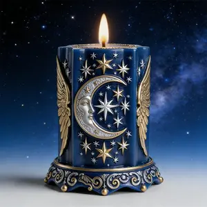 Starry Sky Theme Candle Fragrance Making Silicone Mold, Creative Handmade Gift Candle Fragrance DIY Mold, Unique Crafting Tool, Handicraft, Candle Molds