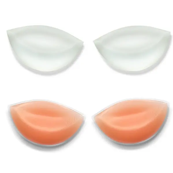 Waterproof Silicone Bikini Inserts Push Up, Reusable Chicken Fillet Bra Pads for Small Bust, Invisible Breast Enhancers for Triangle Swim Top, Halter Bikini & One-Piece Swimsuit