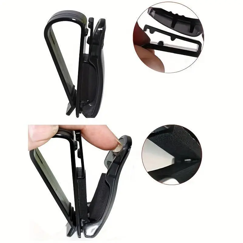 Unisex Rectangle Flip-Up Lens Clip-On Sunglasses for Prescription Glasses - Portable, Fashionable Outdoor Eyewear