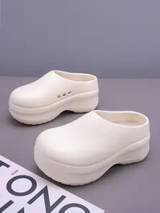 Women's Eva Chef Shoes, Non-Slip Waterproof Closed-Toe Work Shoes, Comfortable Sponge Insole Design, Kitchen Shoes for Women, Anti Slip Clogs