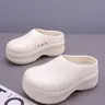 Women's EVA Chef Shoes, Non-Slip Waterproof Closed-Toe Work Shoes, Comfortable Sponge Insole, Kitchen Work Clogs, Slip Resistant