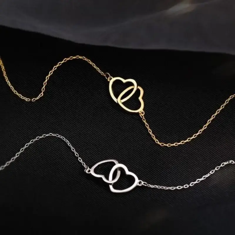 Double Heart Necklace