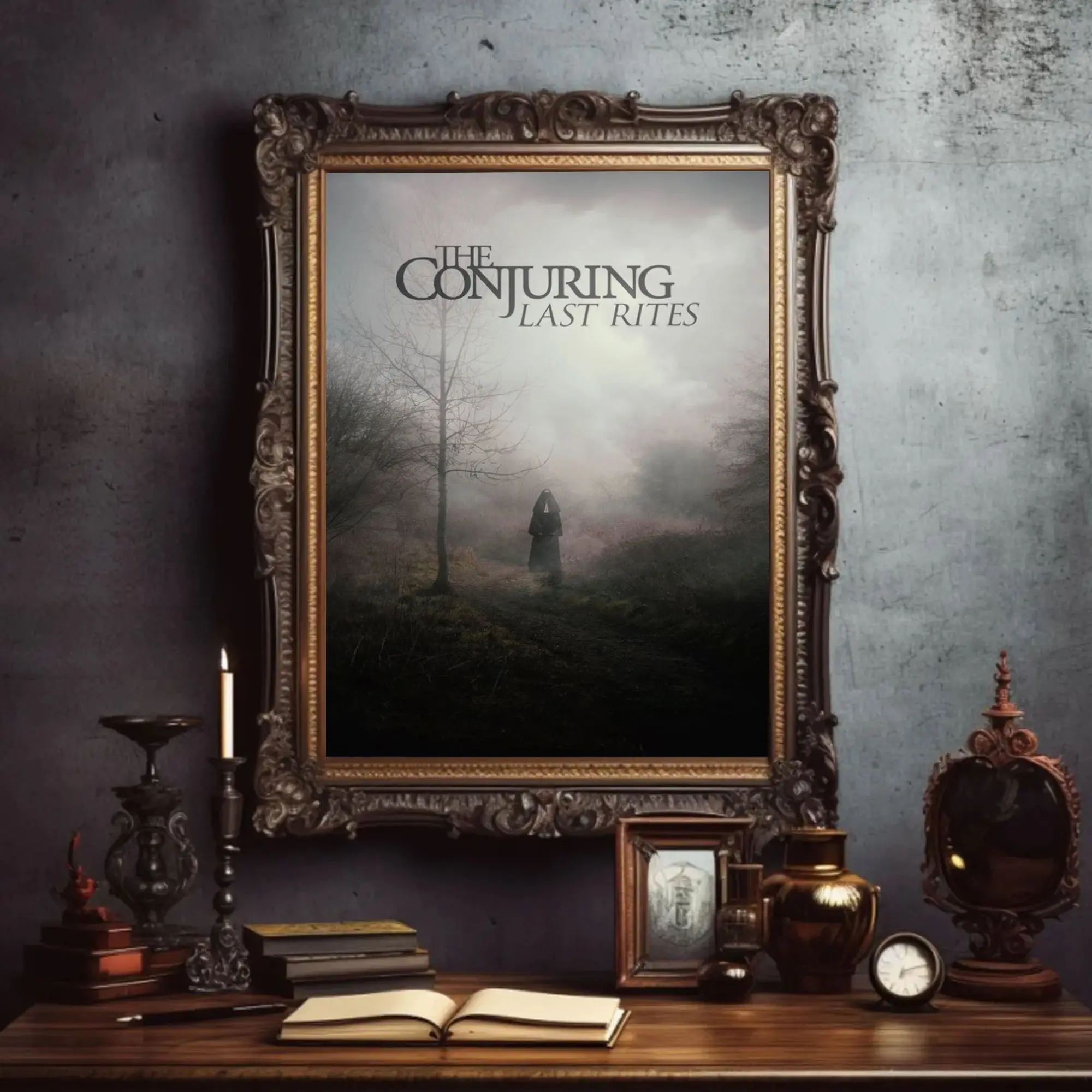 The Conjuring: Last Rites Movie Poster, Vintage Art Print, Home Decor, Gift for Fans