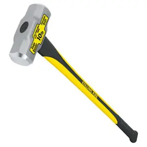 Truper MD-10FD-C Fiberglass Handle Sledge Hammer - 10 lbs.
