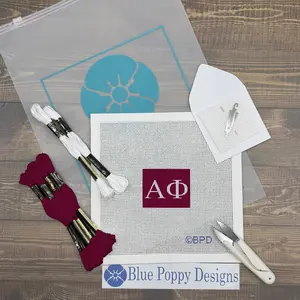 Alpha Phi 2x2 Needlepoint Kit