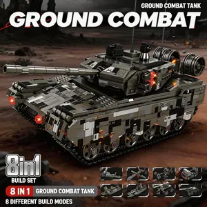 1068pcs Main Battle Tank 99a Building Toy Set, High Difficulty Model Kit for Adults Boys, Perfect Halloween Christmas Gift