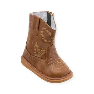 Western Brown Toddler Squeaky Boot
