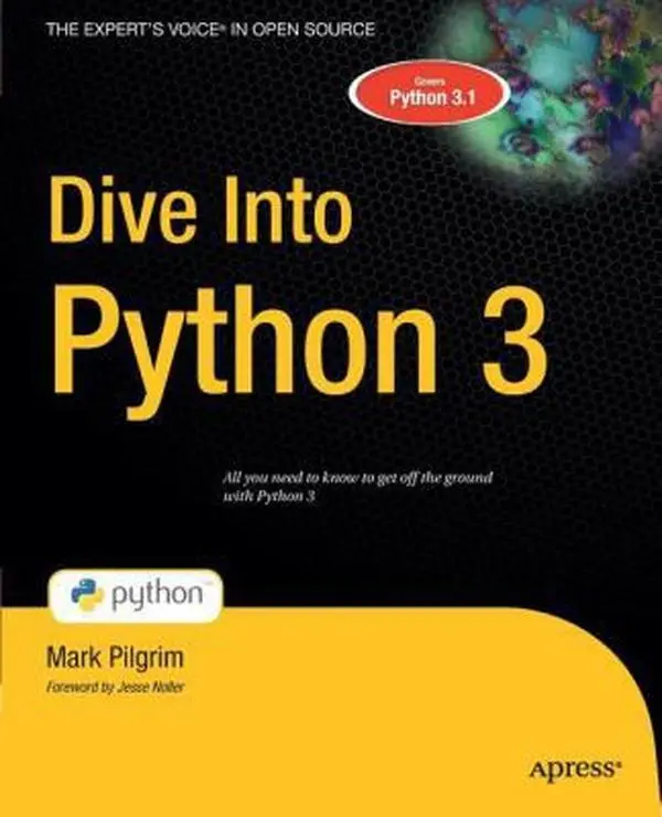 Used Soft Cover Book - Dive Into Python 3 by Mark Pilgrim - Comprehensive Guide for Python Learners, Fast Language Mastery Resource with Code Samples