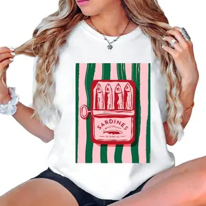 Artistic and Eye Catching T-Shirt Make A Splash With A Bold Food Inspired Design Made In USA For Women For Men [Lolly & Lace 180G/230G 100% cotton short-sleeve/hoodie, soft and comfortable]