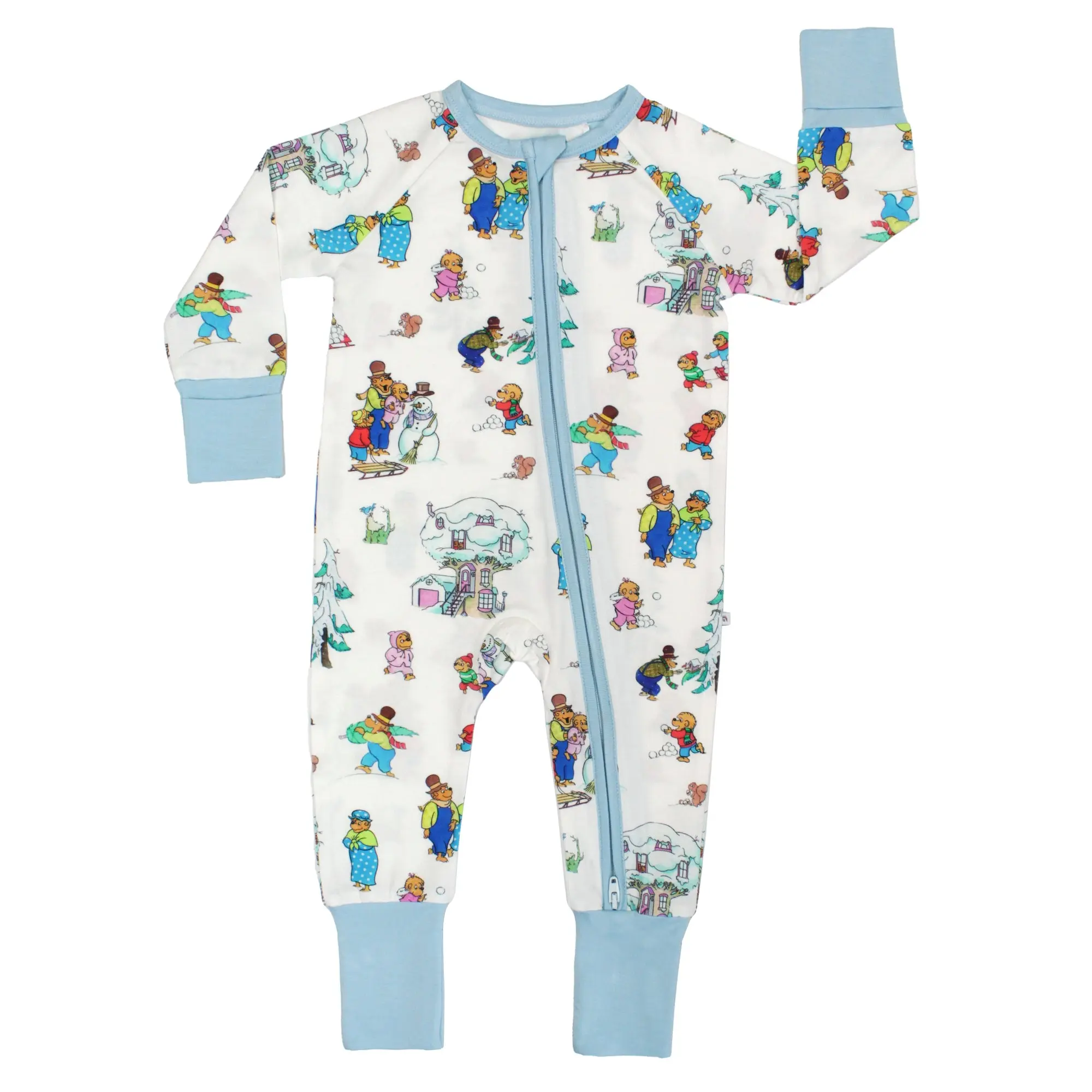 Berenstain Bears® Snow Day Bamboo Convertible Baby Pajamas