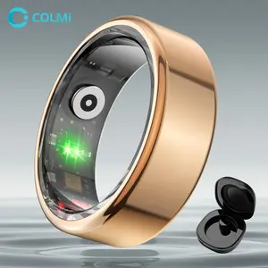 COLMI R02 Smart Ring IP68 Waterproof Pedometer Wearable Fitness Tracker, Bluetooth-compatible Connected, Multiple Sizes Available, Perfect Holiday Gift for Men & Women