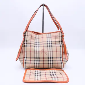 Pre-owned BURBERRY canvas Tote Bags Canterbury Haymarket Tote Coated Twins B21233