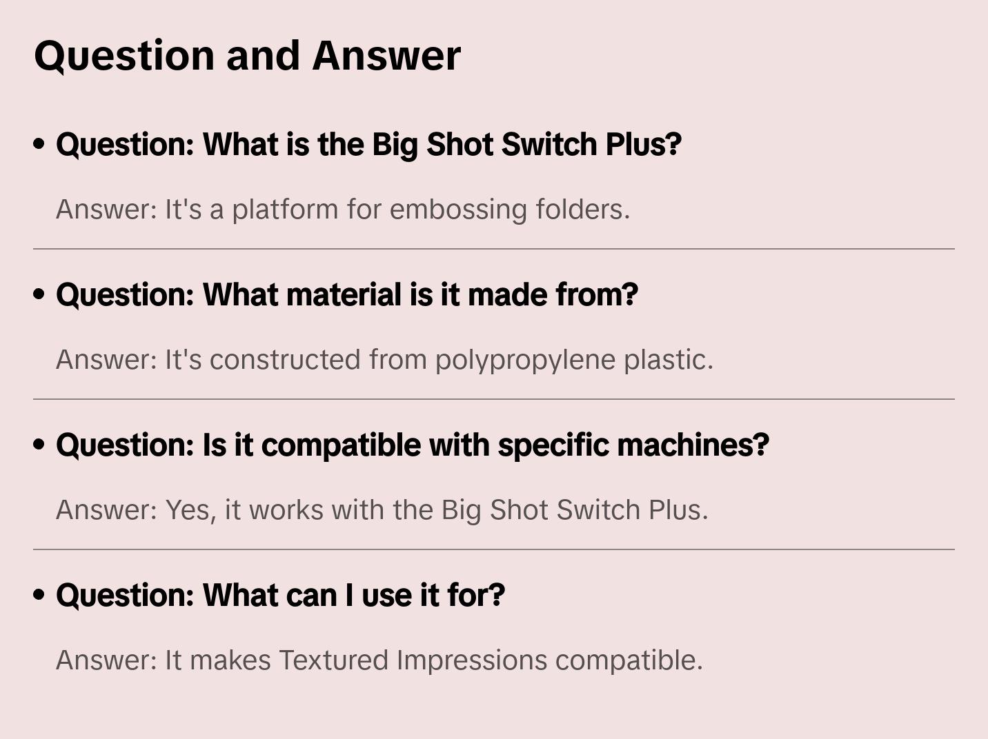 Sizzix Big Shot Switch Plus Accessory - Platform, Standard