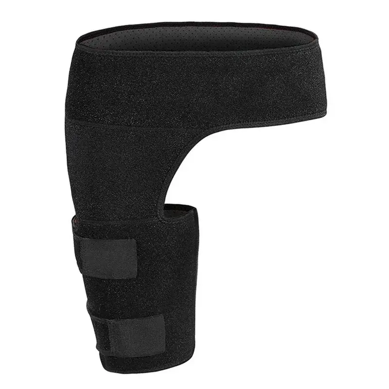Adjustable Hip Brace & Groin Wrap for Thigh Compression Support - Pain Relief for Sciatica, Arthritis (Volleyball, Ball Sports & Outdoor Use)