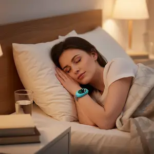 Portable Wearable Sleep Device EMS Microcurrent Sleep Aid Drug-Free Insomnia Relief Rejuvenating Sleep Travel Gadget for On-The-Go Use