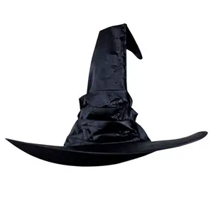Halloween Witch Hat Black Party Harry Potter Wizard Hat Ball Wizard Curved Hat Witch Hat