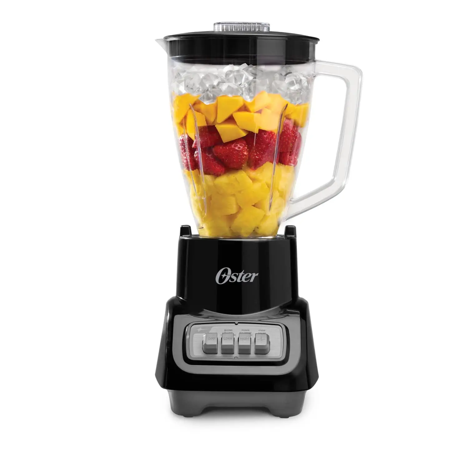 Oster Turbo 5-Speed Black Countertop Blender, Kitchen Blender, Blender for Smoothies