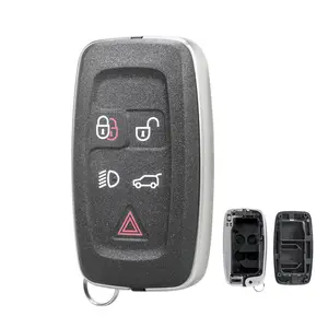 Smart Remote Key Fob Shell Case 5 Button For Land Rover Discovery LR2 LR4 Range Rover Evoque Sport 2010 2011 2012 2013 2014 2015 2016 2017