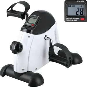 Mini Portable Exercise Bike (Anti-Skid Mat)| Home Senior Sitting Leg Arm Workout