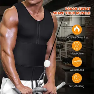 Belly Tank Top Men's Fitness Sports Tights Sweatwear Body Tights