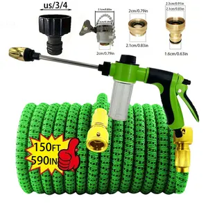 High Pressure Garden Hose, Durable Portable Garden Hose, Expandable Magic Hose For Garden Watering And Cleaning, US3/4 Joint Sprinkler Head, Sprinkler Device