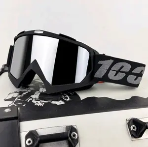 100%100 percent goggles 1pc Motorcycle Goggles Protective Gear, Polycarbonate Lens, Anti-Fog Dust- and Wind-Proof Shockproof Design, Universal Helmet-Compatible for Dirt Bike, ATV, Off-Road and Street Riding