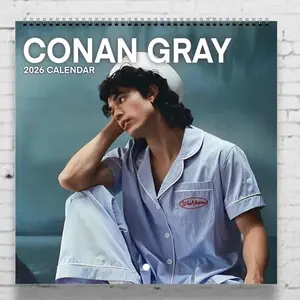 Conan G.ray 2026 Calendar, 2026 Wall Calendar, Conan G.ray Wishbone, Conan Gray Merch Gift, Music Gift, Star Necklace