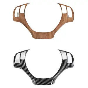 Carbon Fiber & Wood Grain Steering Wheel Trim Cover for Lexus ES300h 2013-2017 Interior Upgrade cars accessories car decoration car stuff