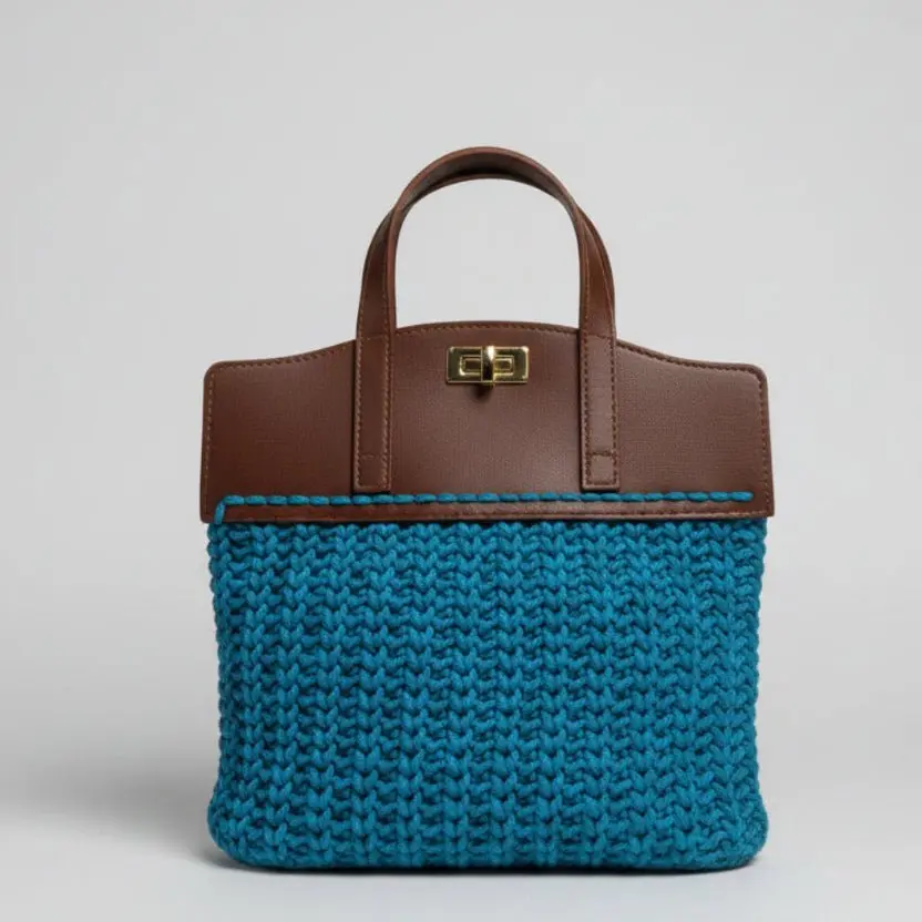 Handmade Macrame Bag 11 x 12