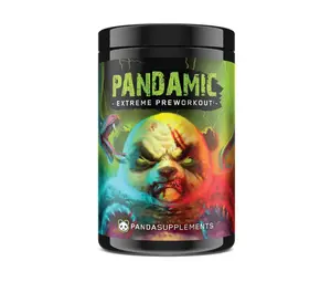 PANDAMIC Extreme Pre-Workout with 9g Citrulline Malate 400mg Alpha GPC 350mg Caffeine & AstraGin® for Explosive Focus and Energy Made in USA GMP Compliant