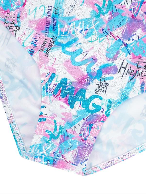 Girls Gymnastics Leotard & Shorts Set, Long Sleeve Activewear for Ages 3-12, Perfect for Dancing & Playtime, Comfortable Fit