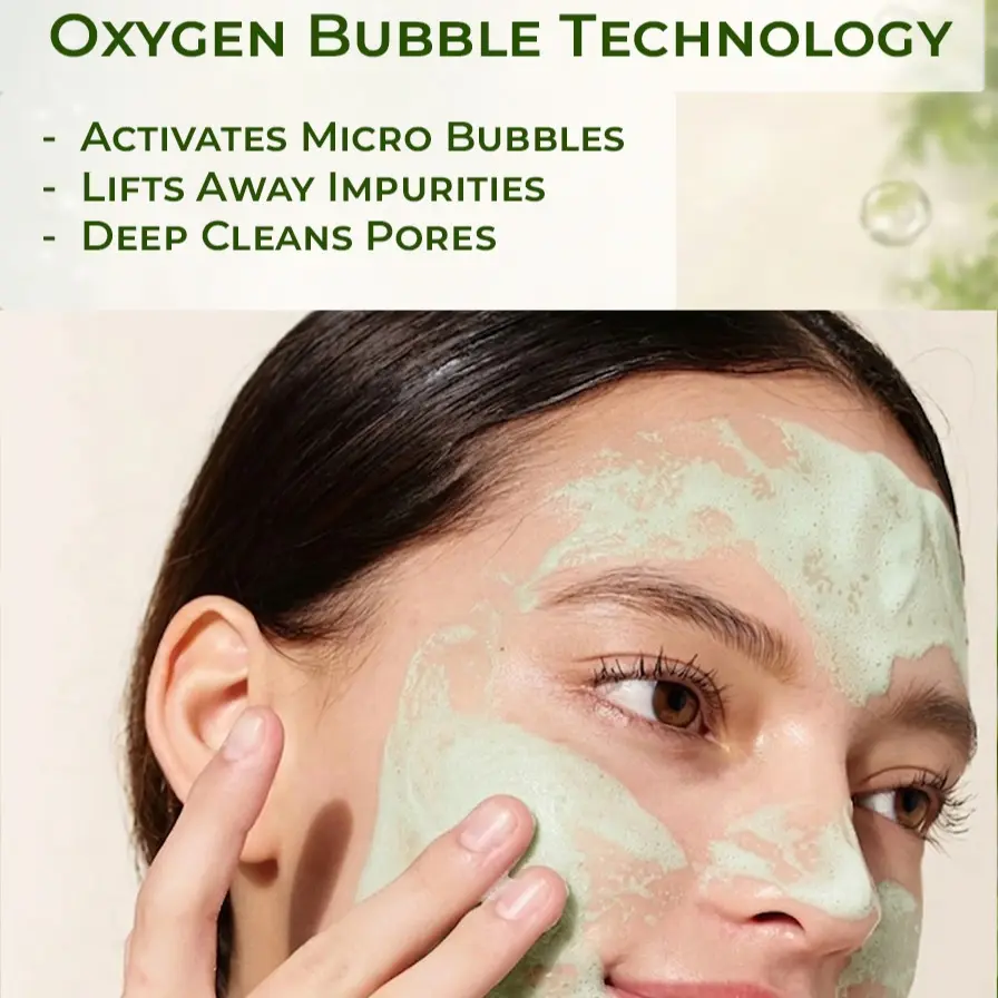 Centella Bubble Mask with Niacinamide - Clarifying Facial Cleanser for Deep Cleansing, Pore Control, Moisturizing & Soothing, Suitable for All Skins, 12-Pack Box, Centella + Niacinamide, Soothing Feel, Face Care Products, Adults
