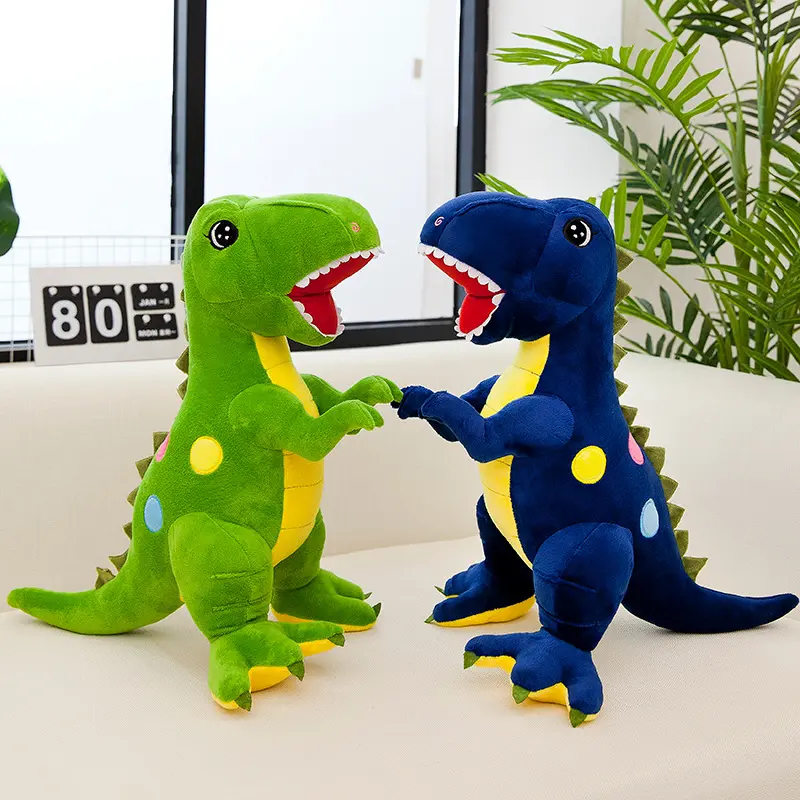 Cute Dinosaur Plush Pillow Toy, Soft Stuffed Animal Cushion for Kids & Adults, Perfect Gift Idea for Children Room Decor, Soft Cuddly Gift