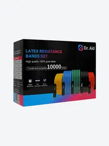 Dr.Aid Resistance Bands Set 2 Layer Natural Rubber (10000)