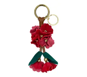 Patricia Nash Suede Hydrangea Bag Charm