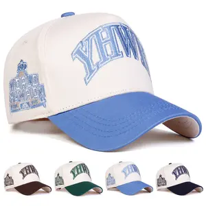 Unisex YHWH Letter Embroidery Baseball Caps Spring and Autumn Outdoor Adjustable