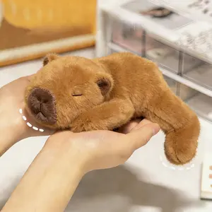 JIAJCHUF Cute Capybara Plush Toy Stuffed Animal, Soft Large Plushie for Kids, Soft Cuddly Gift, Ideal Gift for Birthdays and Christmas, Snuggle Bear
