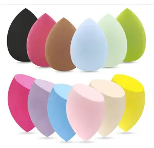 12 Pieces Professional Makeup Sponge Set,Latex Free Flawless Soft Setting Face Puffs,Multicolor Beauty Sponge Blender Cosmetic Applicator for Powder,Liquid,Facial Makeup Tools